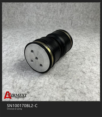 Double Convoluted Rubber Airbag Shock Absorber SN100170BL2-C